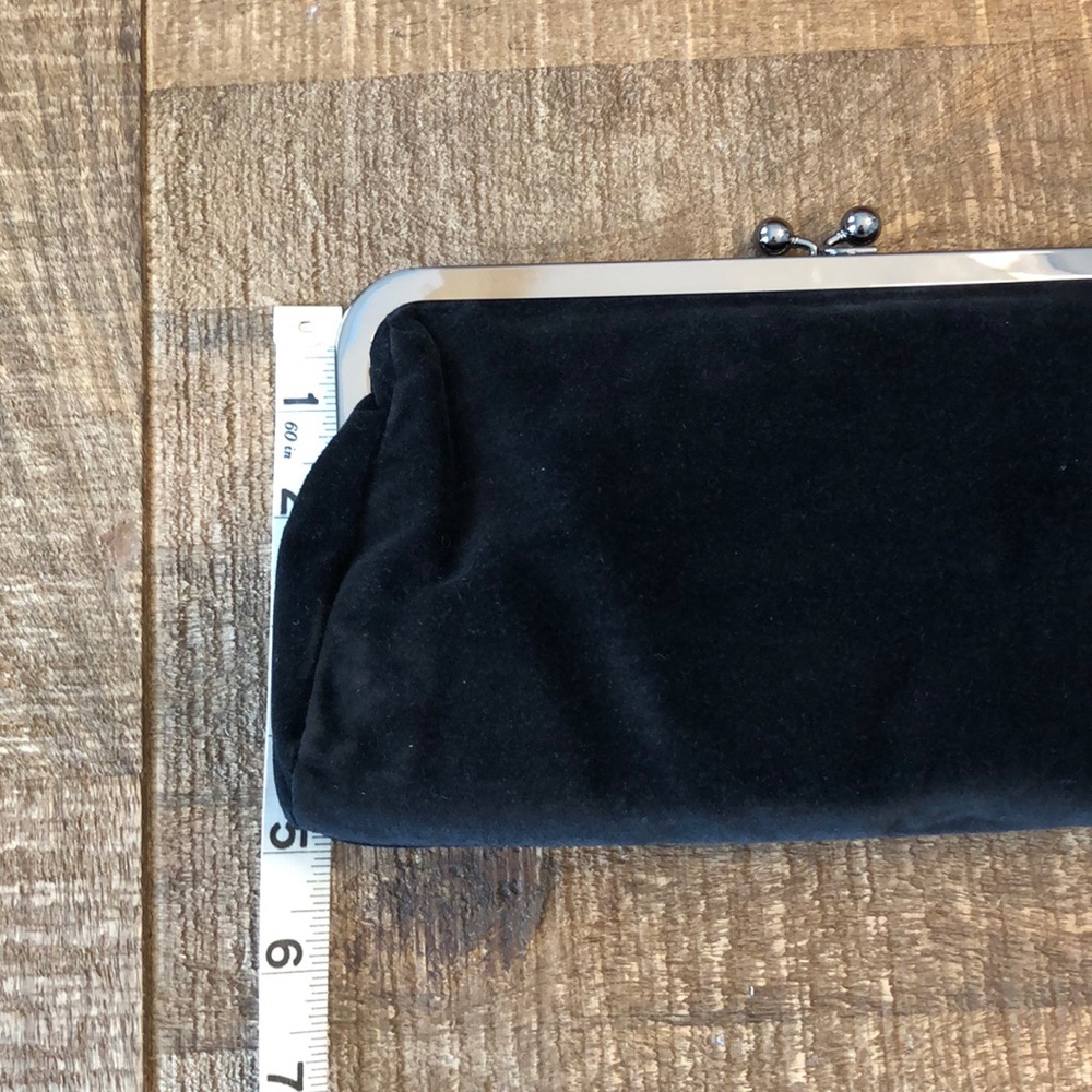 Black Velvet Clutch from Express - Picture 6 of 7